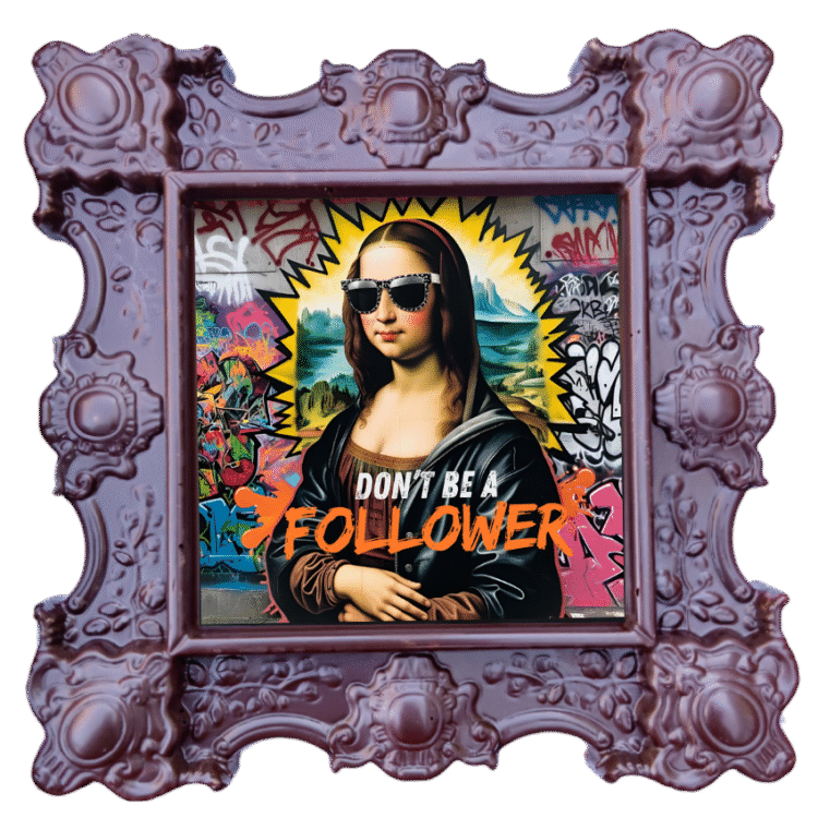 Don't be a follower – Unique chocolate gift