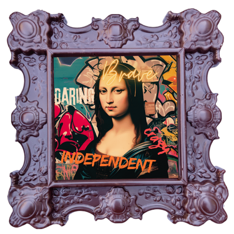 Modern Mona Lisa – Unique chocolate gift