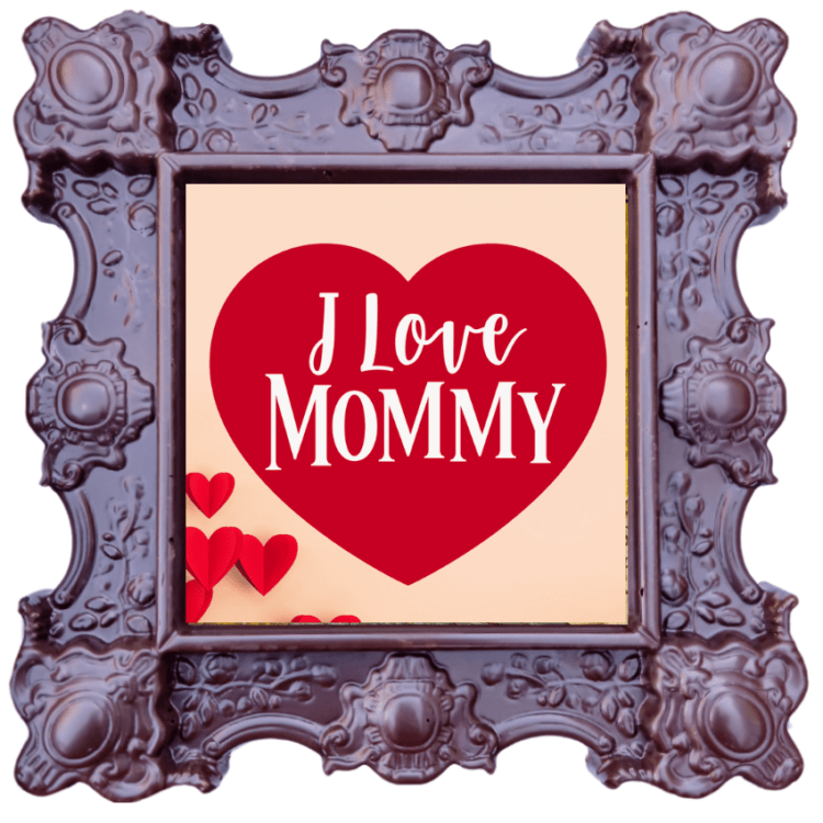 Mothers Day – I Love Mommy - Unique chocolate gift