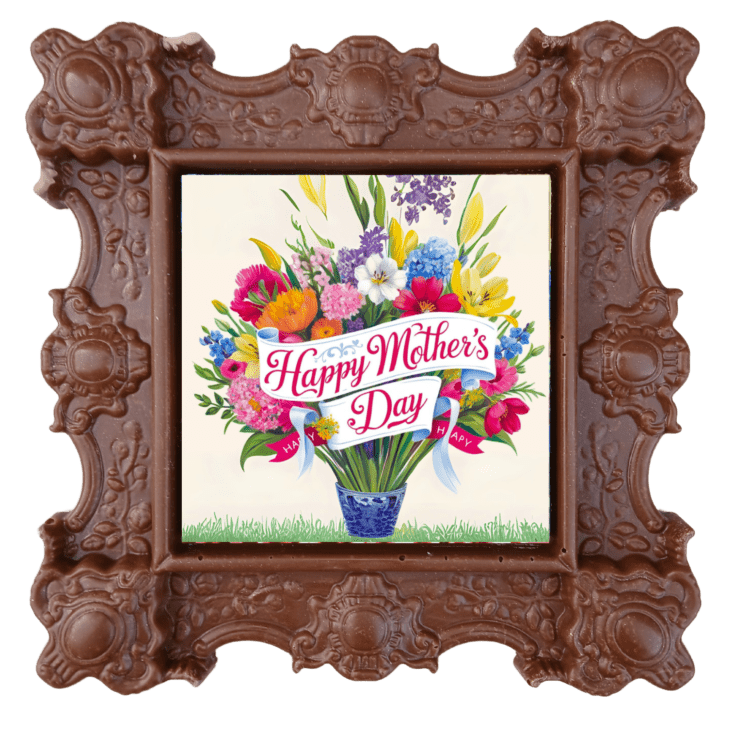 Happy Mother's Day-Flowers- Unique chocolate gift