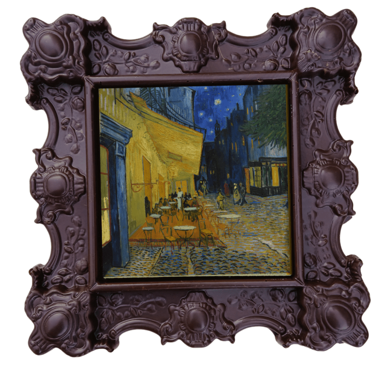 Café Terrace at Night – Unique chocolate gift